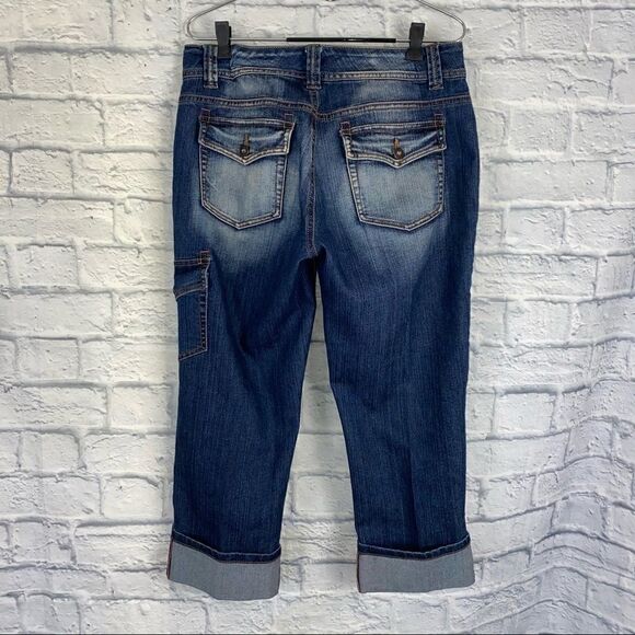 Jeanstar washed denim capris women size 10 - Picture 12 of 12